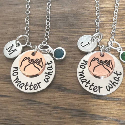 2 Best Friend necklace, Set of 2 3 4 5 6 7 8, BFF, Matching gift, Set of 2 Necklaces, 2 BFF Necklace,Bff, Personalised Gifts, No matter what