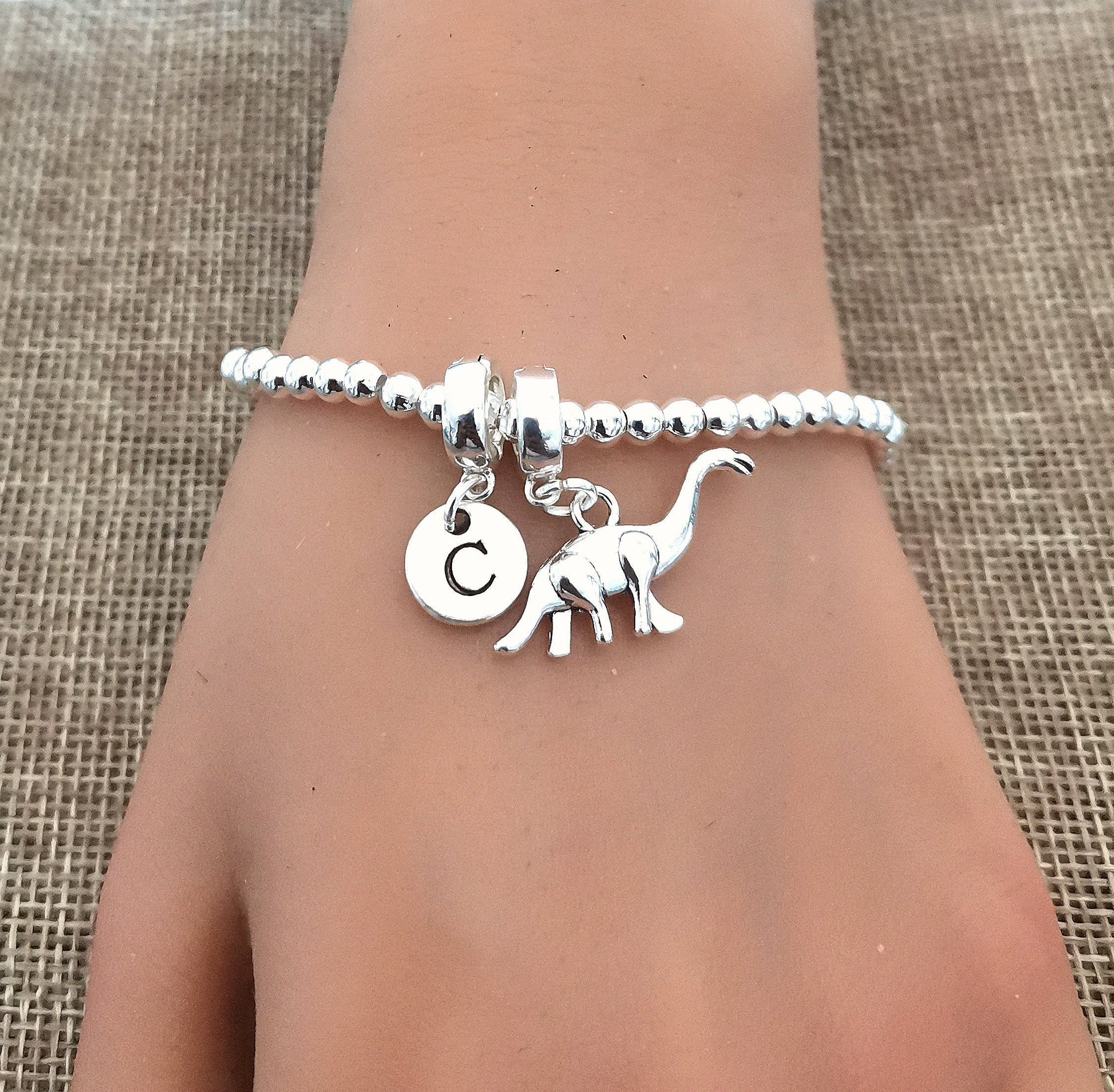Dinosaur Bracelet, Dinosaur Bracelet Women, Dinosaur Gifts, Dinosaur Jewelry, Diplodocus  Bracelet, Gifts for Her, BFF Gifts, Diplodocus