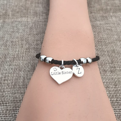 Little Sister Gift, Sister Gift, Little Sister Bracelet, Little Sister pendant, Little Sister Charm, Lil Sis, Sister, Personalized Birthday