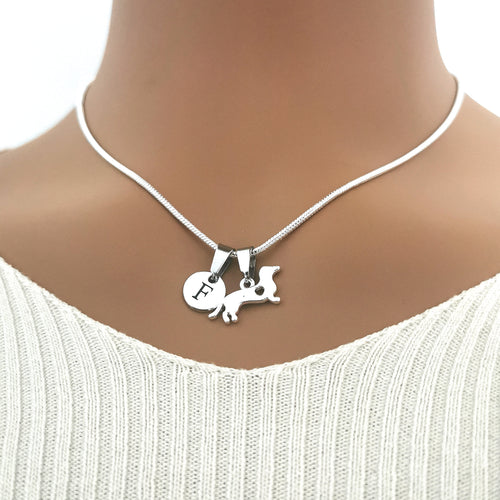 Silver Dachshund Necklace with Intricate Design - Ideal Dog Charm Gift for Her