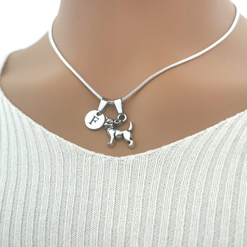 Silver Chihuahua Necklace - a refined Dog Charm Gift with an 18" length, perfect for Chihuahua enthusiasts - YouLoveYouShop
