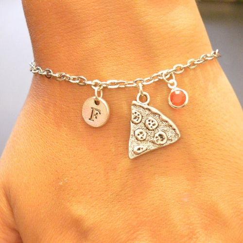 Pizza Slice bracelet - Perfect Gift for Her, Women's Jewelry