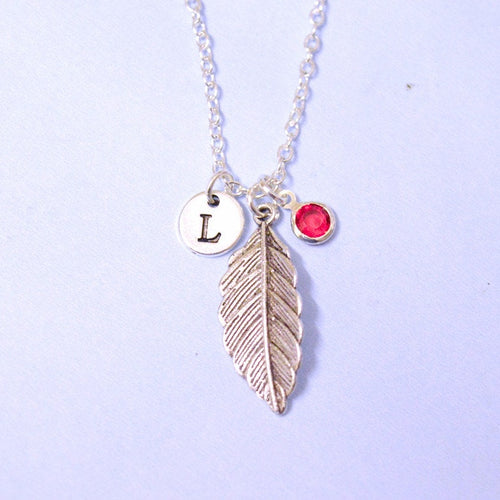 Silver Leaf Necklace - Perfect Gift for Her, Women's Jewelry