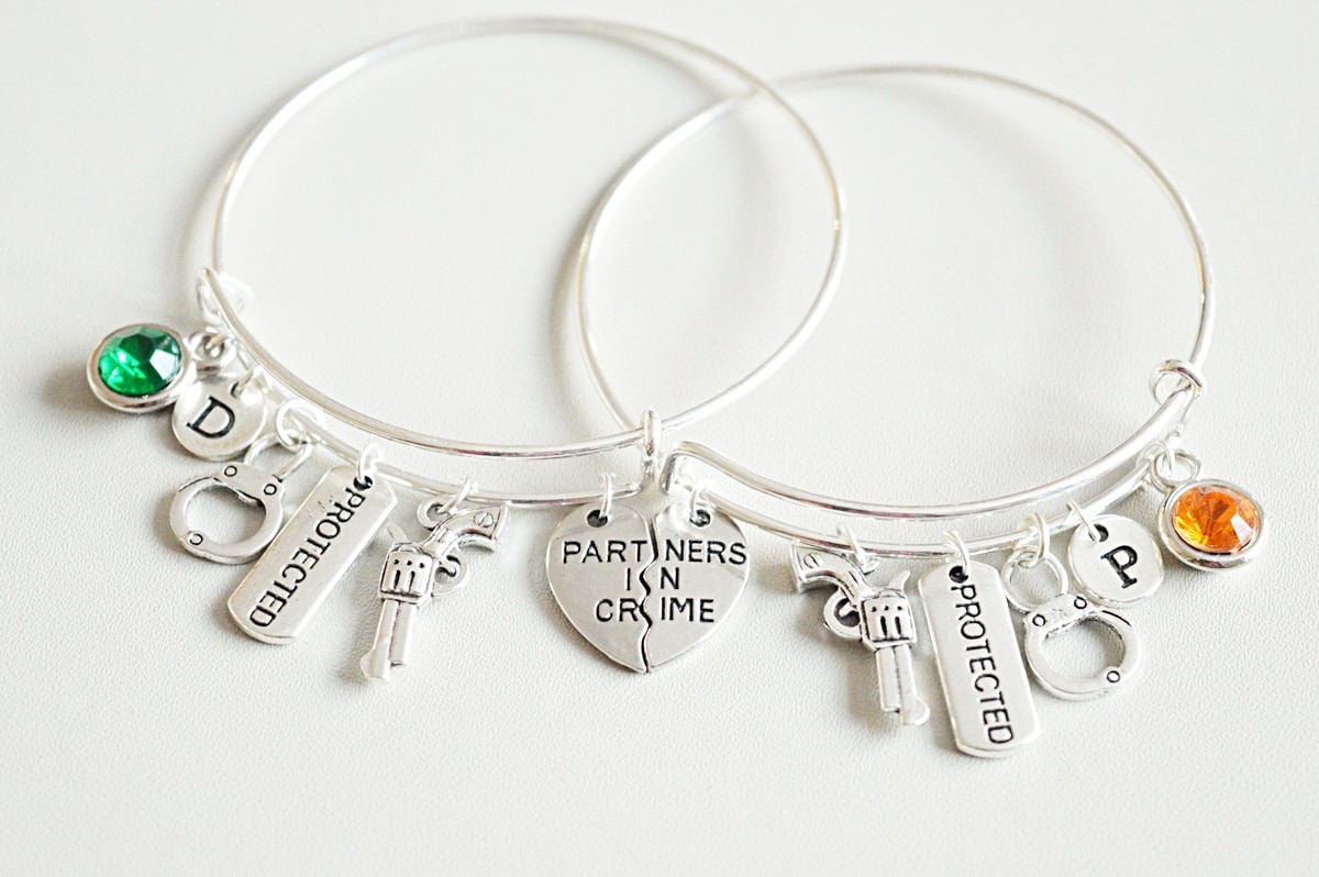 Partners In Crime bracelet set - Perfect Gift for Her, Women's Jewelry