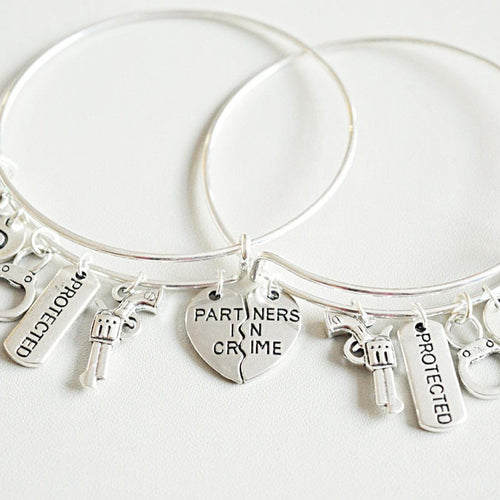 Partners In Crime bracelet set - Perfect Gift for Her, Women's Jewelry