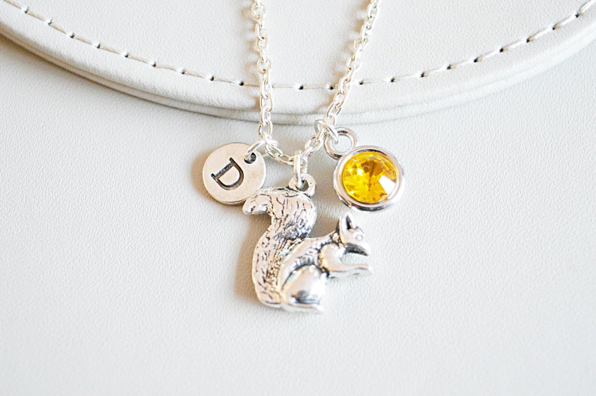 Squirrel Necklace - Perfect Gift for Her, Women's Jewelry