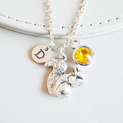 Squirrel Necklace - Perfect Gift for Her, Women's Jewelry