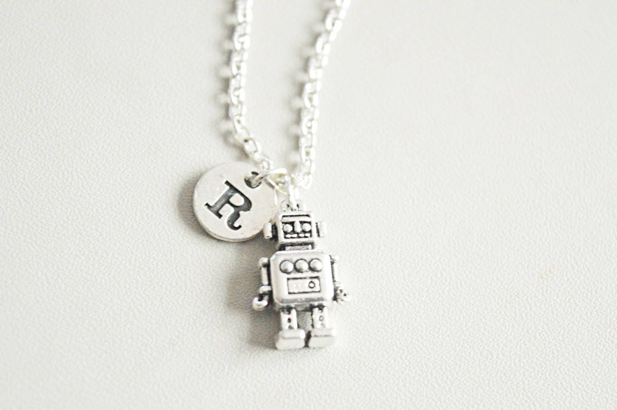 Robot Necklace - Perfect Gift for Her, Women's Jewelry