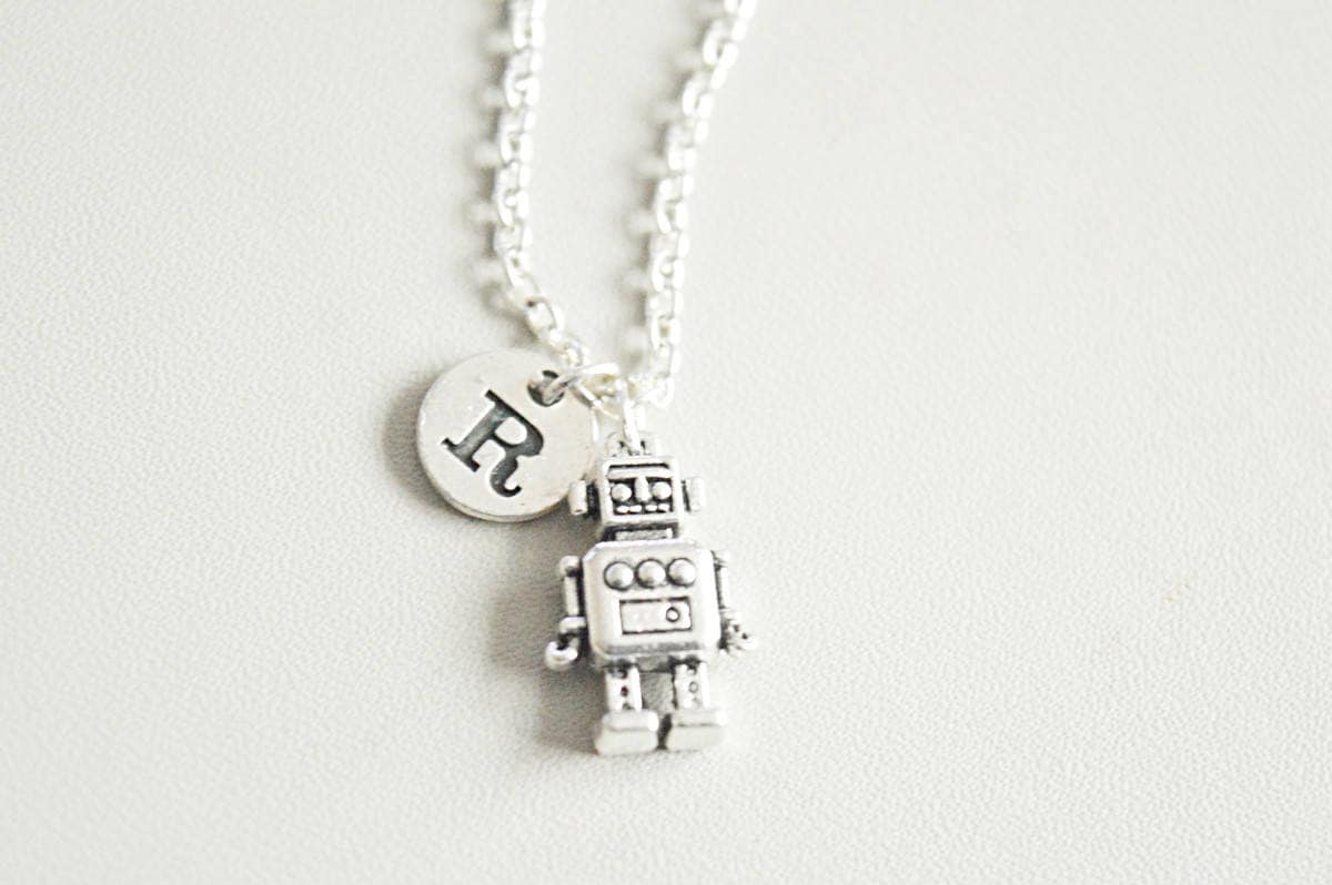 Robot Necklace - Perfect Gift for Her, Women's Jewelry