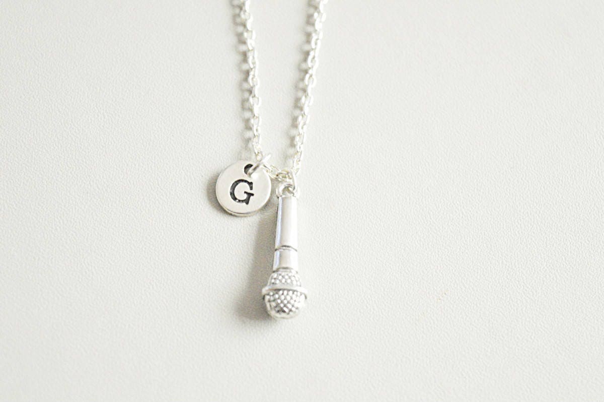 Microphone Necklace - Perfect Gift for Her, Women's Jewelry