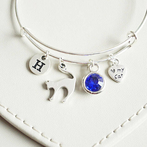 Personalized Cat Bracelet - Perfect Gift for Her, Women's Bracelet