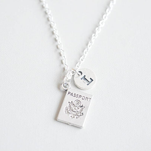 Passport necklace - Perfect Gift for Her, Women's Jewelry