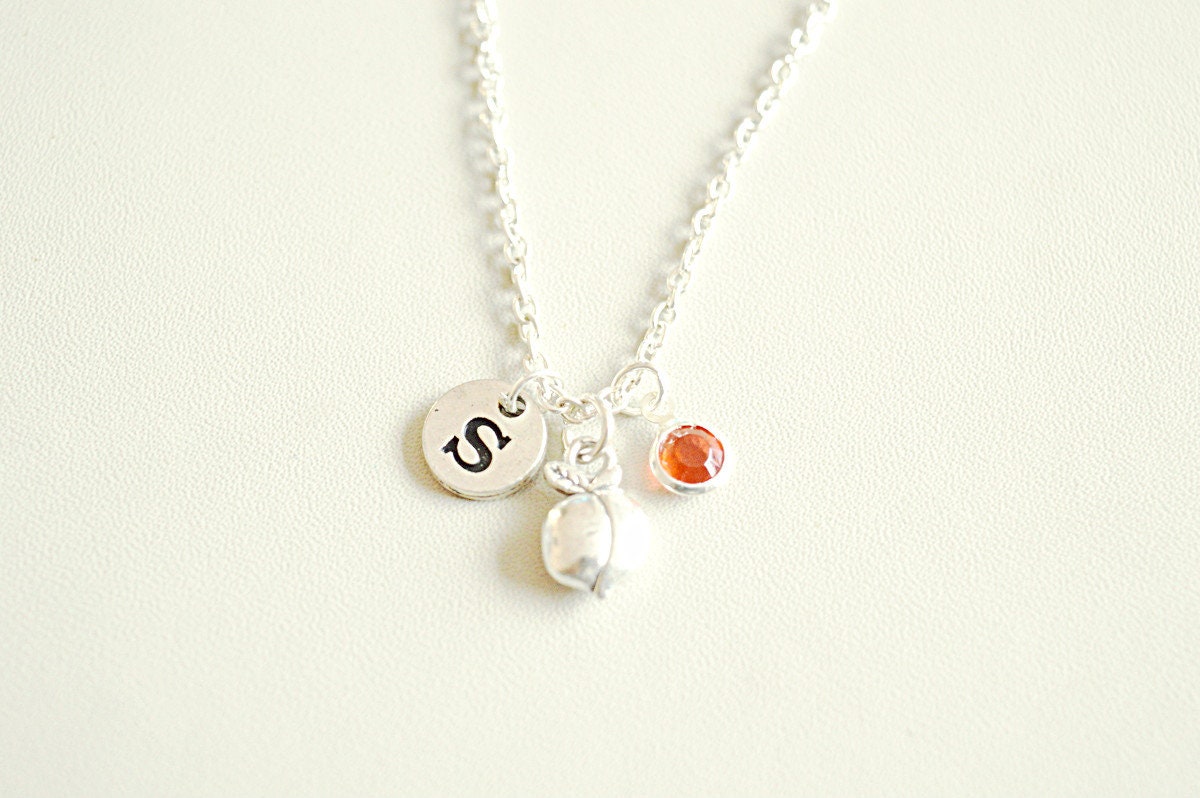 Peach Necklace - Perfect Gift for Her, Women's Jewelry