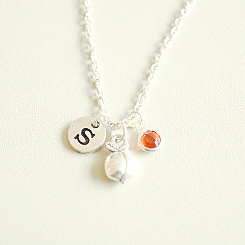 Peach Necklace - Perfect Gift for Her, Women's Jewelry