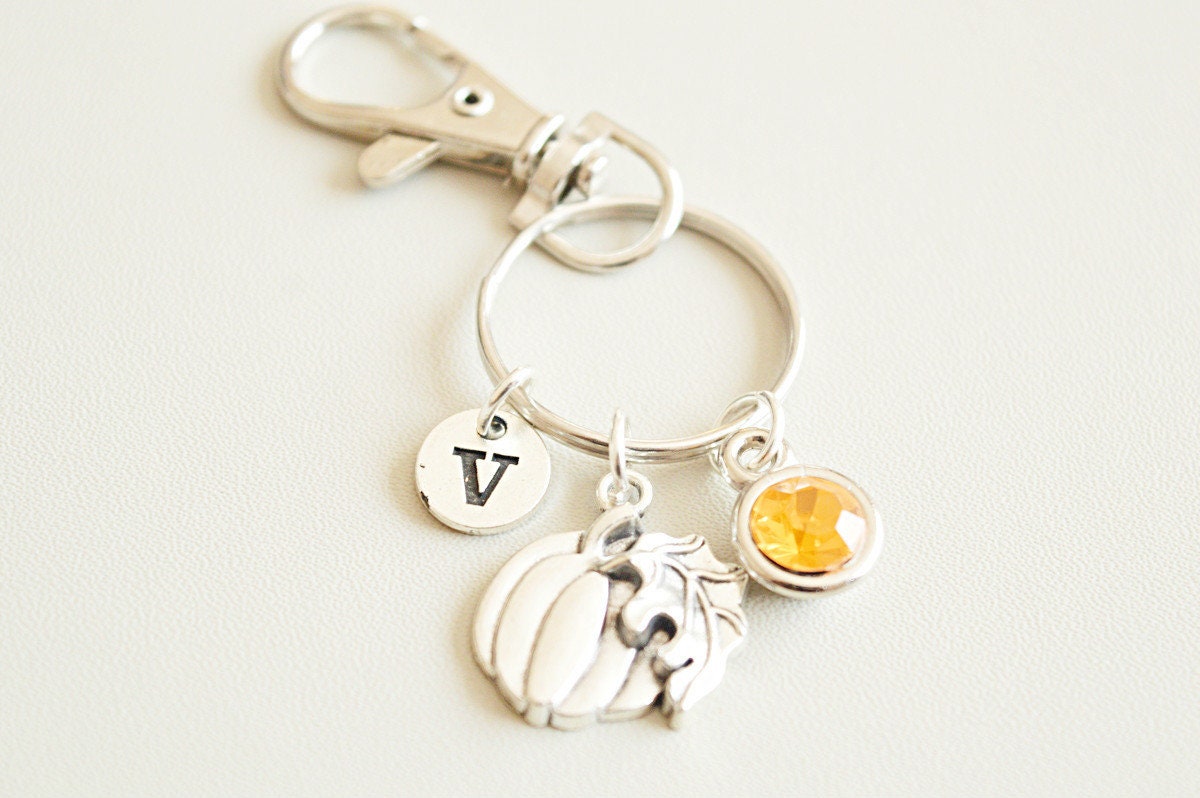 Pumpkin Keychain - Perfect Gift for Her, Women's Jewelry