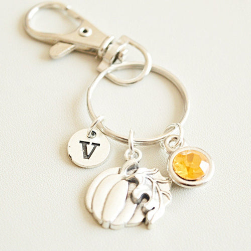 Pumpkin Keychain - Perfect Gift for Her, Women's Jewelry