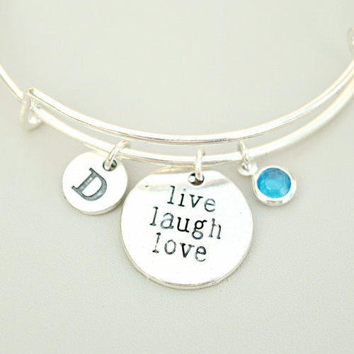 Live Love Laugh Bracelet - Perfect Gift for Her, Women's Bracelet