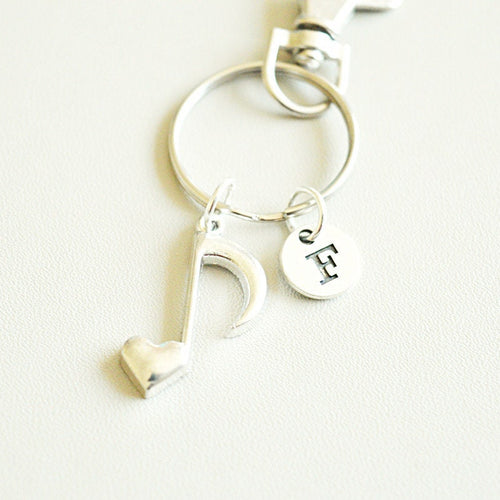 Music Note keychain - Perfect Gift for Her, Women's Jewelry