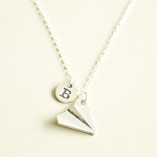 Paper Plane Necklace - Perfect Gift for Her, Women's Jewelry