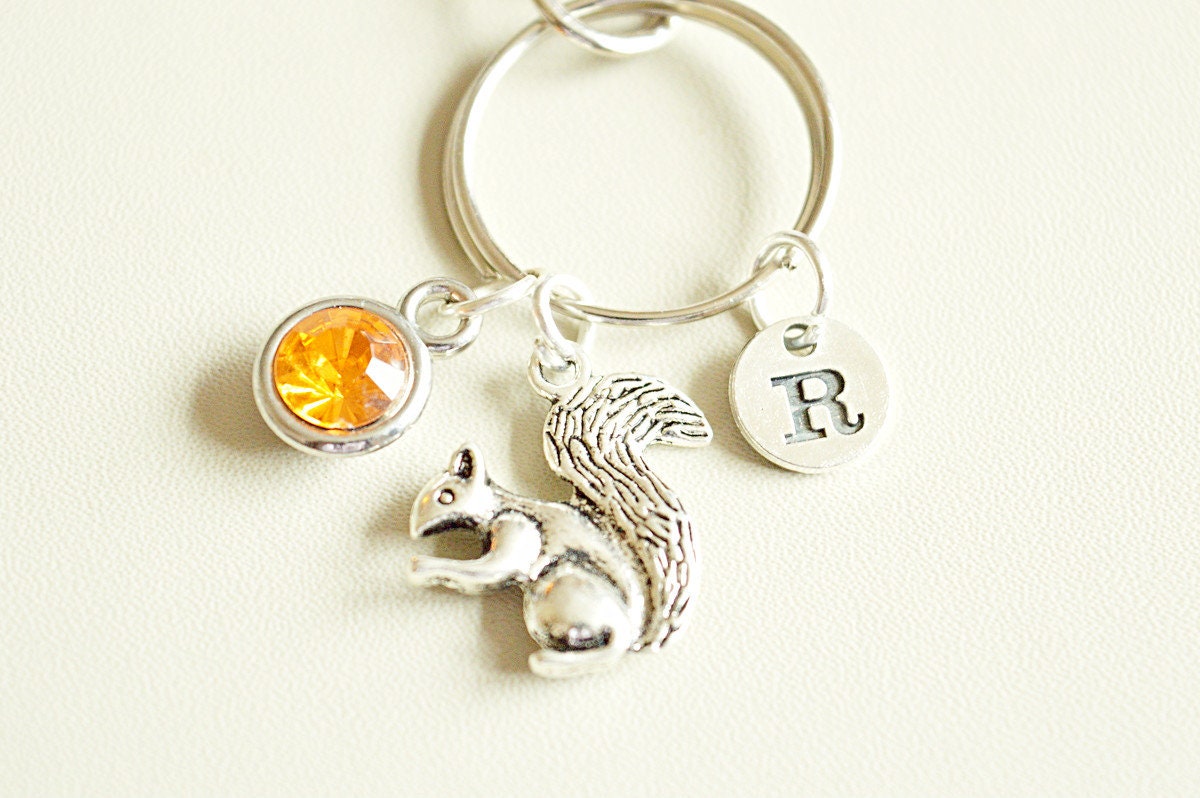 Squirrel Keyring - Perfect Gift for Her, Women's Jewelry