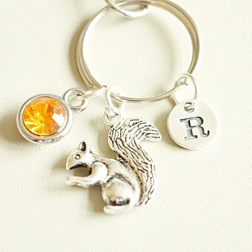 Squirrel Keyring - Perfect Gift for Her, Women's Jewelry