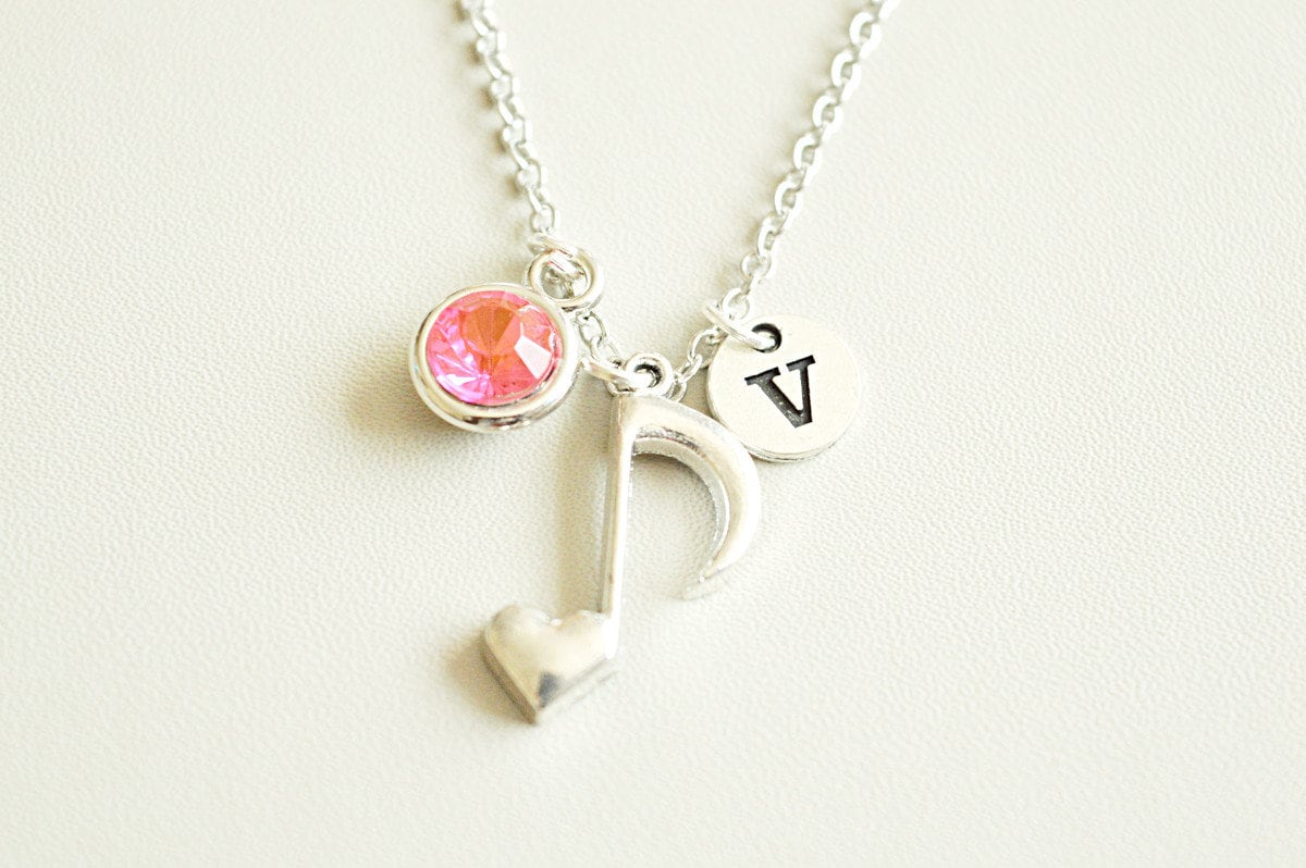 Music Note Necklace - Perfect Gift for Her, Women's Jewelry