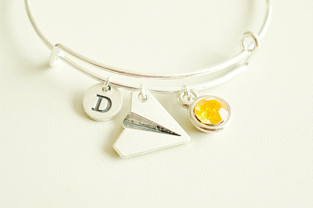 Paper Plane Bracelet - Perfect Gift for Her, Women's Bracelet