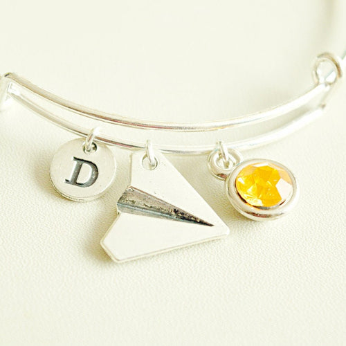 Paper Plane Bracelet - Perfect Gift for Her, Women's Bracelet