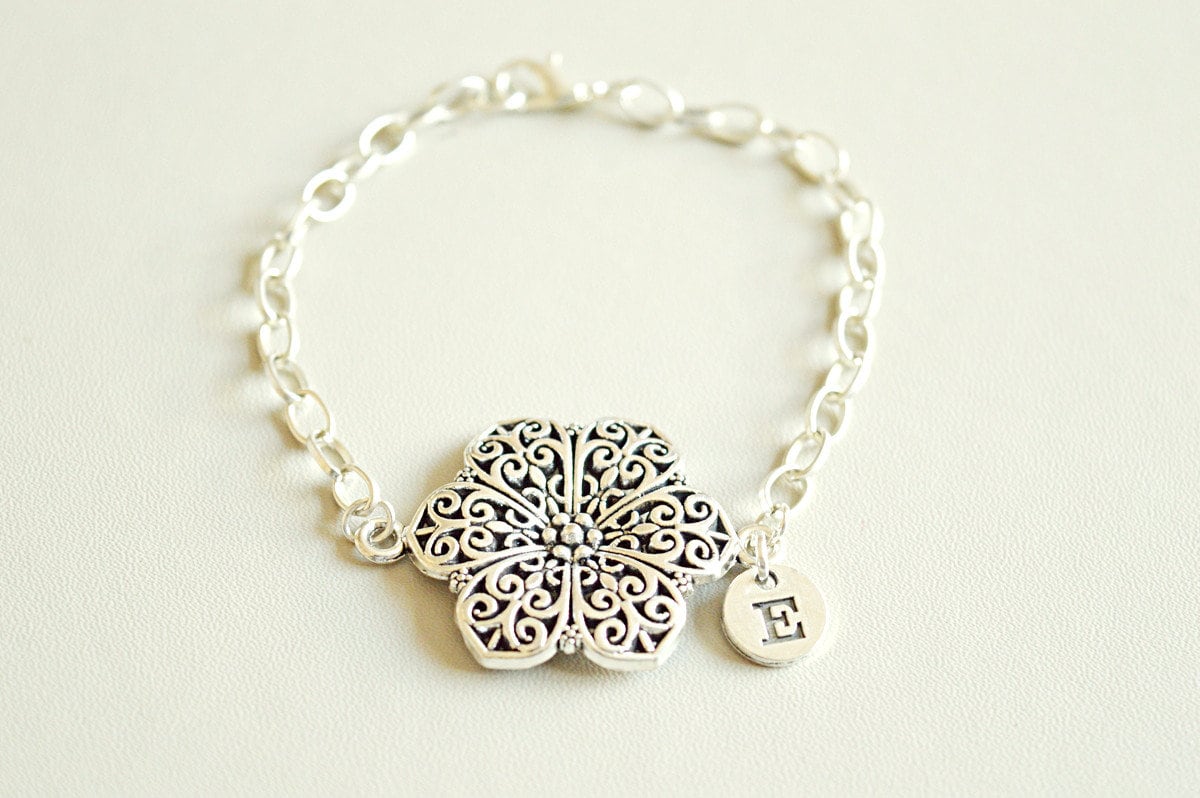 Large Flower Bracelet - Perfect Gift for Her, Women's Bracelet