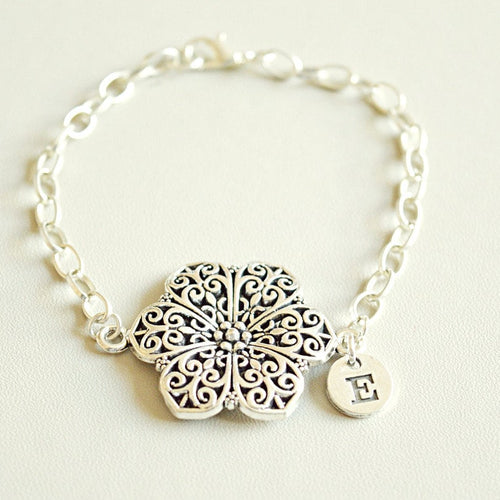 Large Flower Bracelet - Perfect Gift for Her, Women's Bracelet