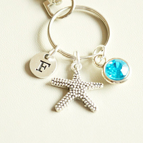 Starfish Keychain - Perfect Gift for Her, Women's Jewelry