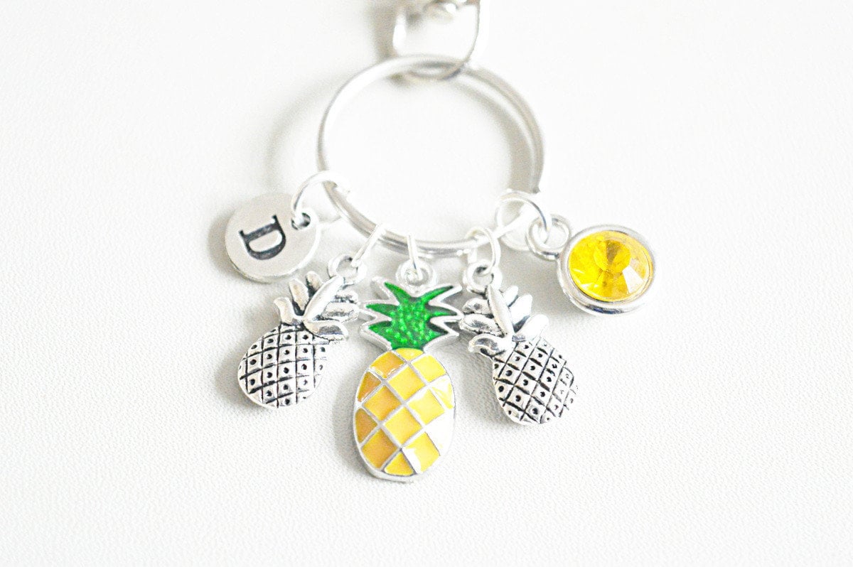 Pineapple Keyring - Perfect Gift for Her, Women's Jewelry