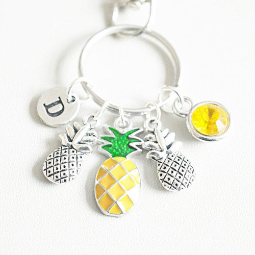 Pineapple Keyring - Perfect Gift for Her, Women's Jewelry