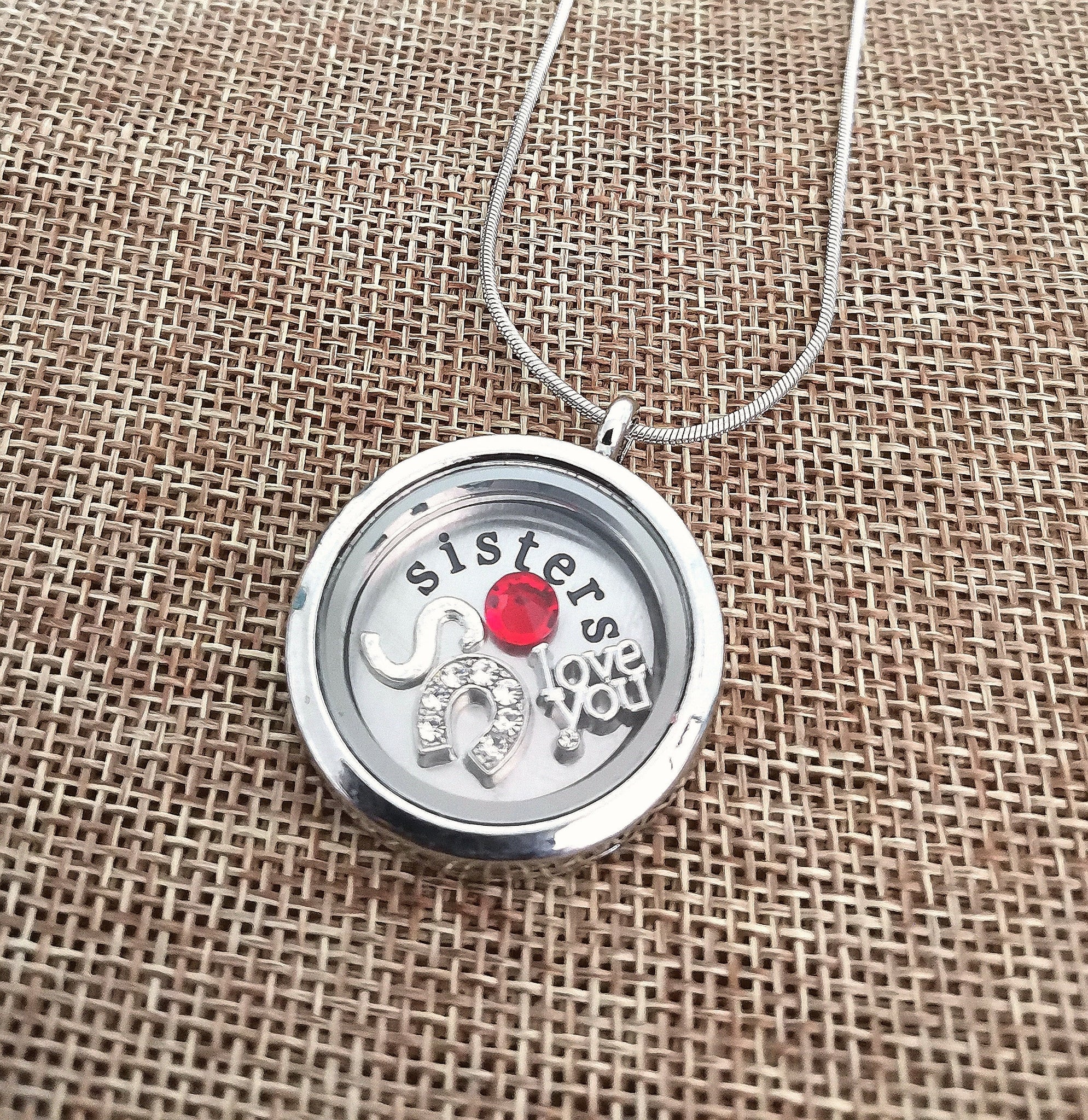 Sister locket necklace - Perfect Gift for Her, Women's Jewelry