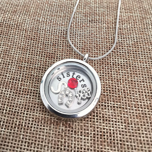 Sister locket necklace - Perfect Gift for Her, Women's Jewelry