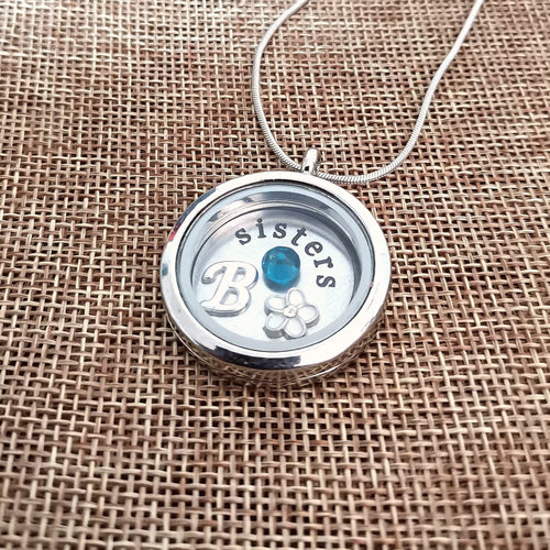 Sister Floating necklace - Perfect Gift for Her, Women's Jewelry