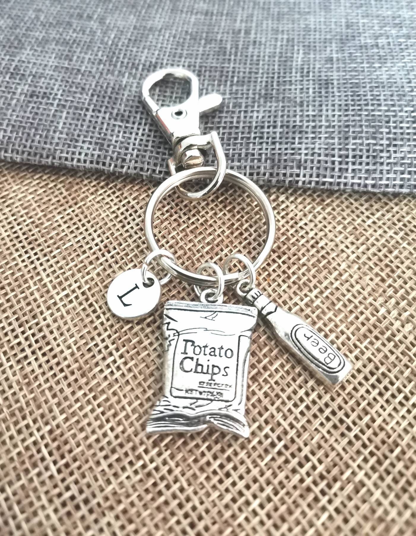 Potato Chip Keychain - Perfect Gift for Her, Women's Jewelry