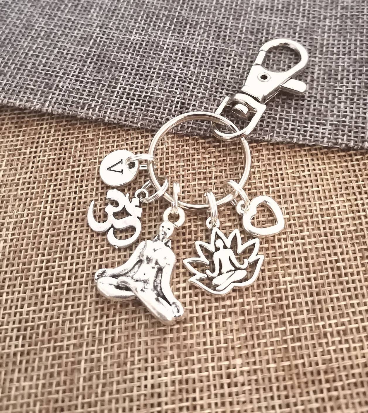 Yoga Keyring - Perfect Gift for Her, Women's Jewelry