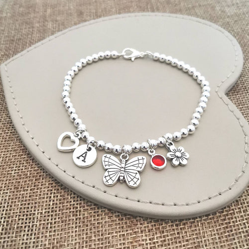 Personalised charm bracelet - Perfect Gift for Her, Women's Jewelry