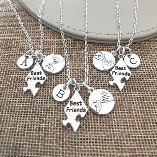 Set of 3 Best Friends Necklace - Perfect Gift for Her, Women's Jewelry