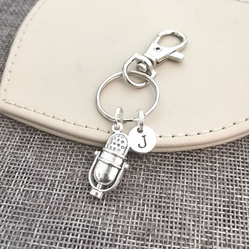 Microphone Keychain - Perfect Gift for Her, Women's Jewelry