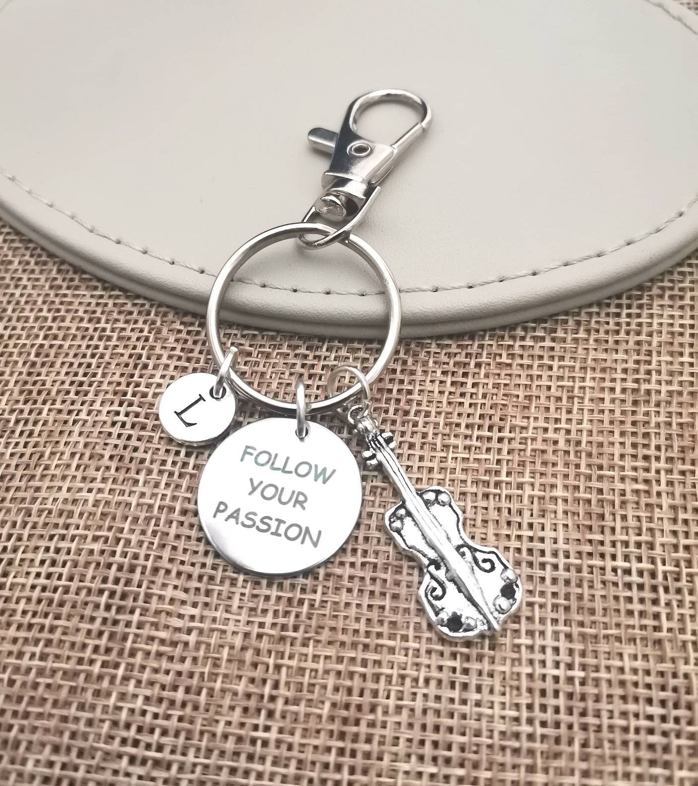 Violin Keychain - Perfect Gift for Her, Women's Jewelry