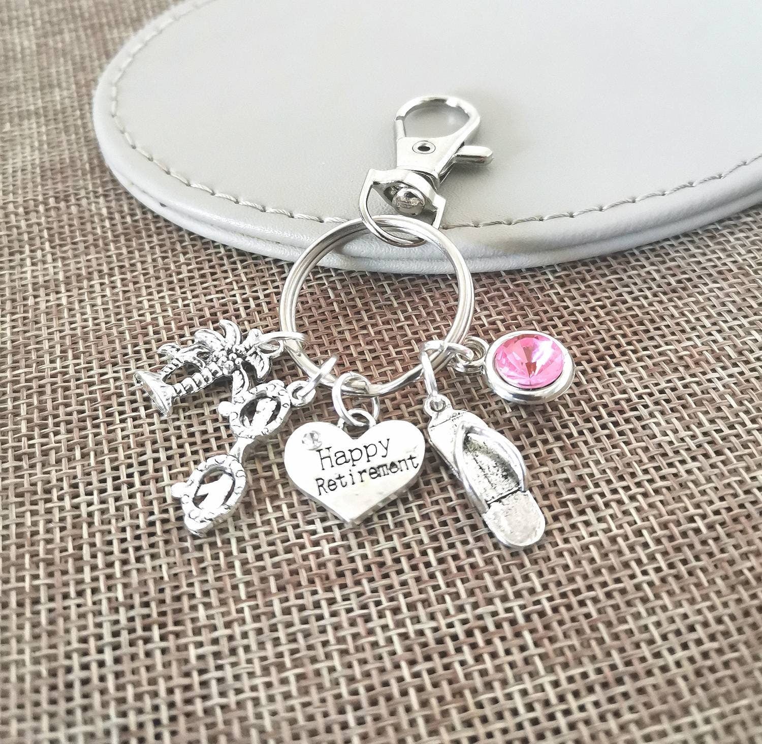 Retirement keychain - Perfect Gift for Her, Women's Jewelry