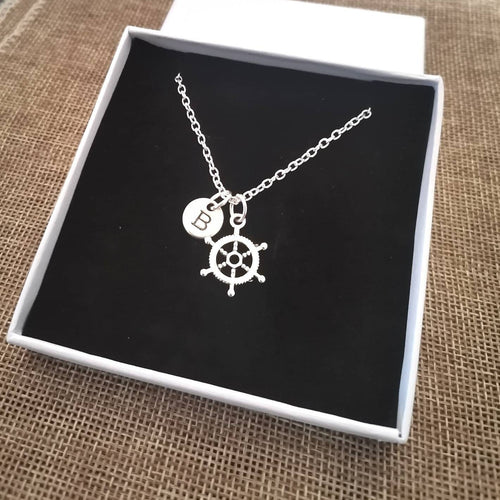 Ship Wheel Necklace - Perfect Gift for Her, Women's Jewelry