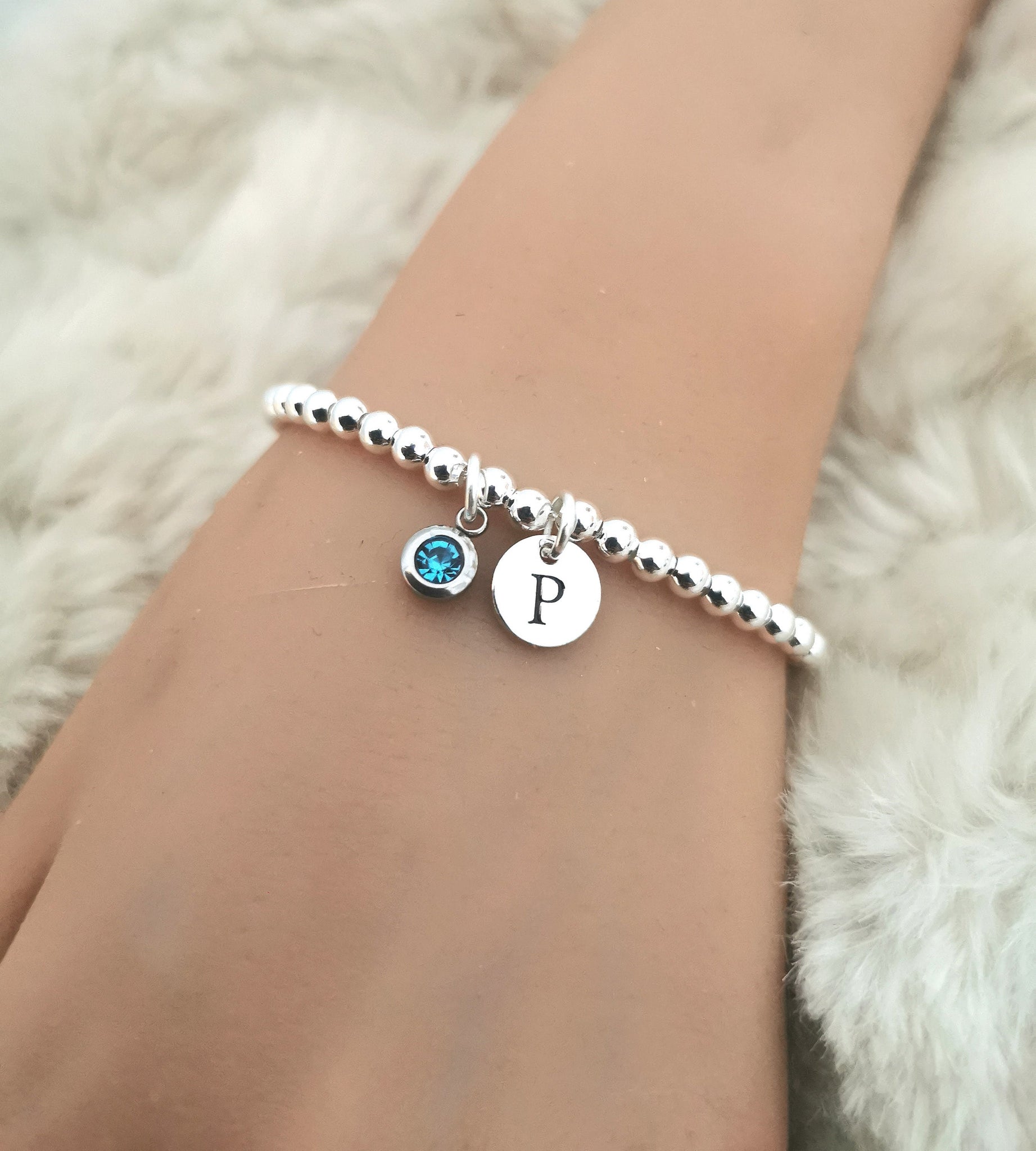 March birthstone bracelet - Perfect Gift for Her, Women's Jewelry