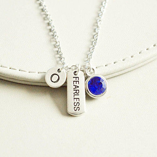 Fearless Necklace, Quote Necklace,Meaningful Necklace ,Inspirational Necklace, Sentiment Necklace, inspirational Gift, Motivational gifts,