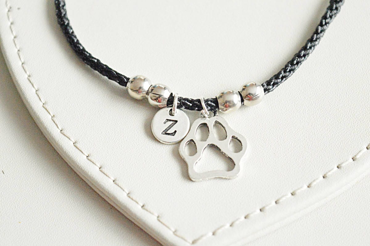 Dog paw bracelet, Pet loss gifts, Dog paw bracelet, Personalized dog gifts, Paw bracelet, Dog loss gift, Paw print dog charm, Paw print