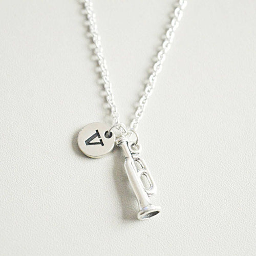 Trumpet Necklace, Trumpet Gift, Trumpet jewelry, Trumpet player Gift, Trumpet, Musician, Music Bracelet, Musical Instrument, Music, band