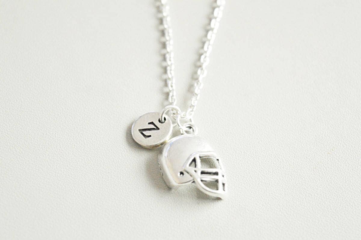 Football Necklace, American football Necklace, Football mom Gift, Football Fan gift, Sports necklace, Football Jewellery, Football Team