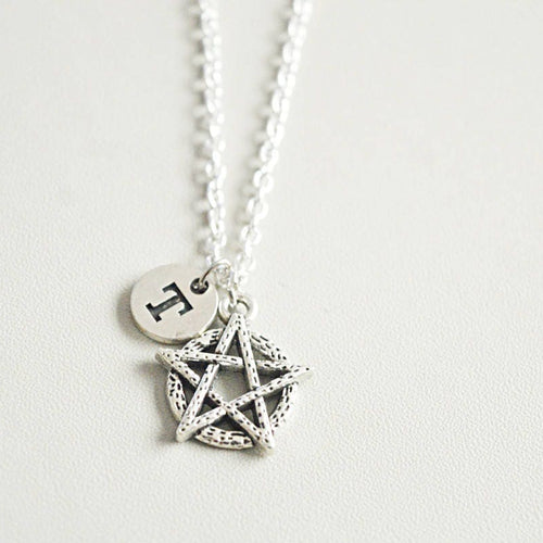 Pentagram Necklace, Pentagram  Jewelry, Pentagram Charm, Necklace with charm, Necklace for men, Brother gift, boyfriend gift, Husband gift